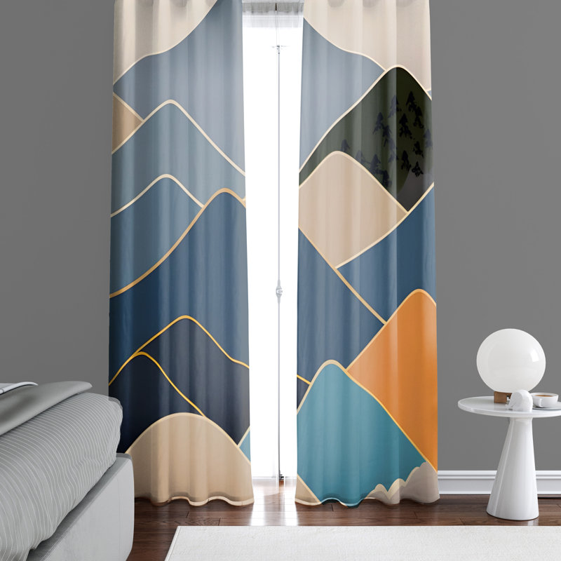 Rideau en polyester Bolich, L 40 po x L 52 po