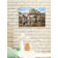« village on a lake paint »-impression sur toile-17329710