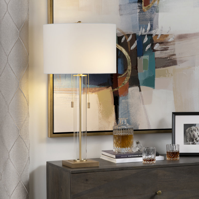 Calena Glass Table Lamp