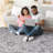 5X7 Grey / Silver / Oriental Area Rug-810854290-810854284