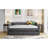 Full Size Upholstered Daybed With Two Drawers, Gray, Solid Build System Robust Base-659963080