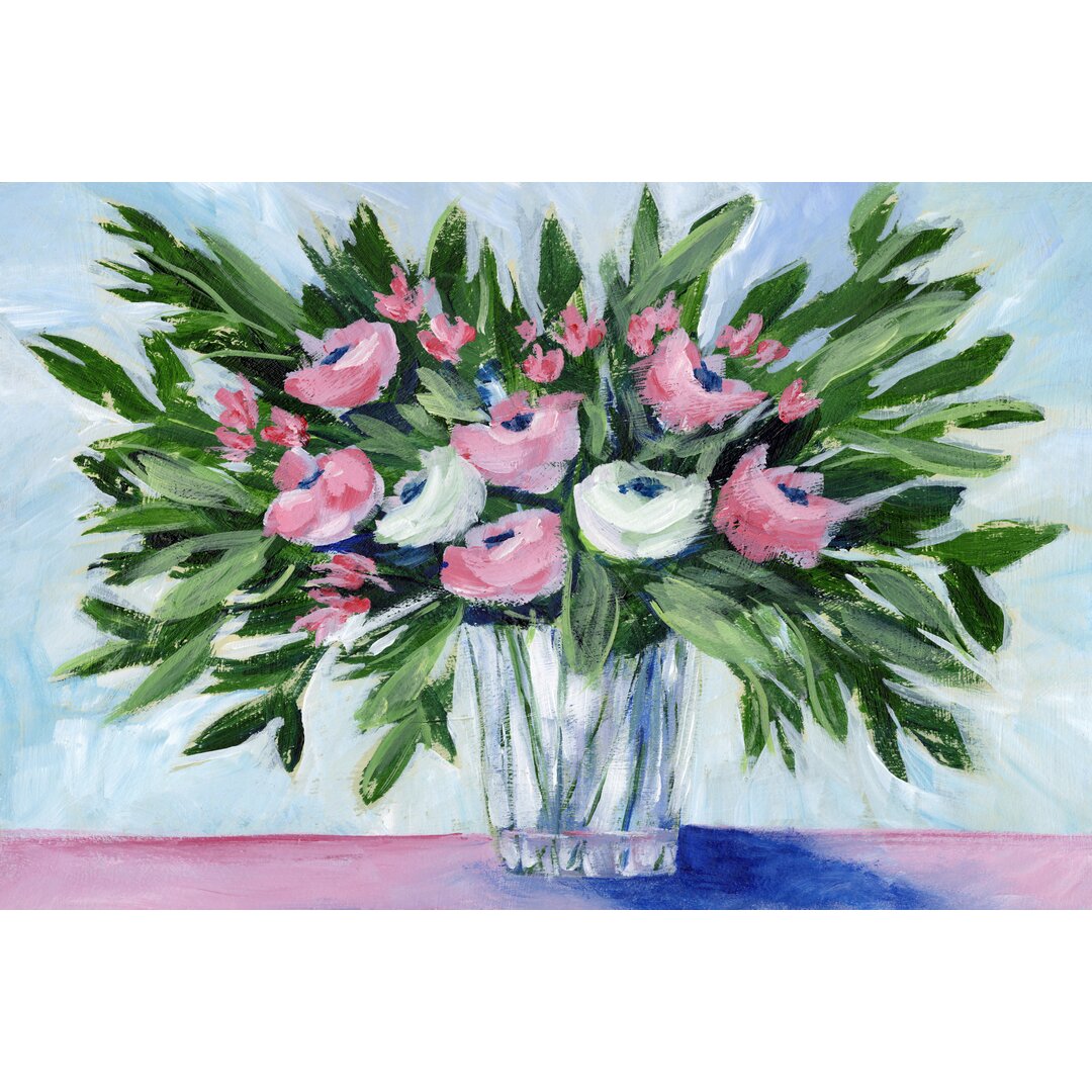 Wandbild Rosy Bouquet II