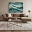 Art mural sur toile bleu-2087555994