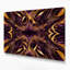 Art mural sur toile rouge Op Art 83-969685760