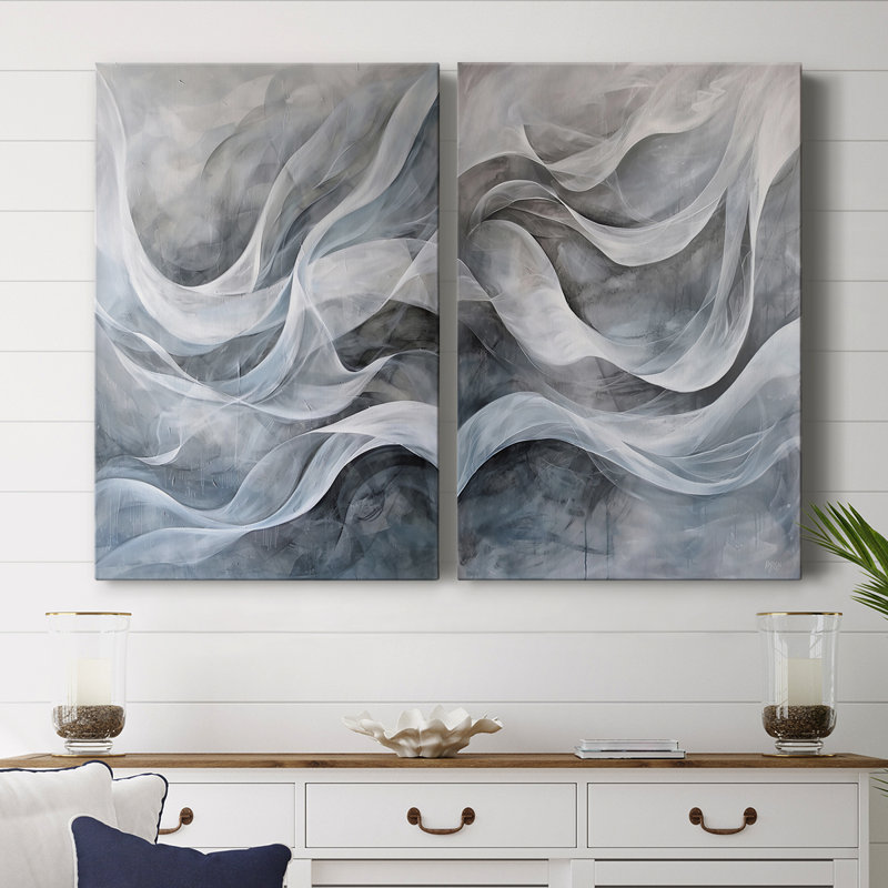 ABSTRACT Series CDLXIII-Premium Gallery Wrapped Canvas -Ready to Hang, 18" H x 24" W