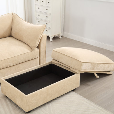Repose-pieds - Chenille-blé