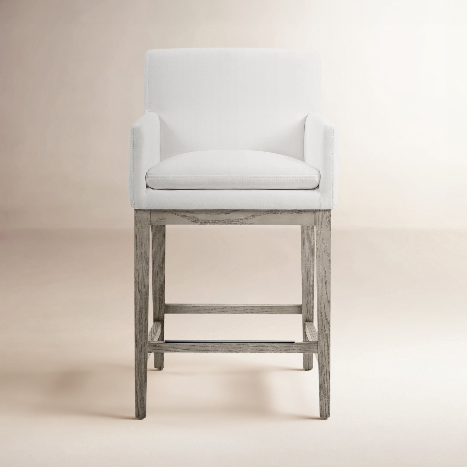 Bethea 26" Bar Stool, Prestige Pearl Tweed