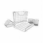 Sorbus Wire Metal 5 in 1 Desk Organizer Set