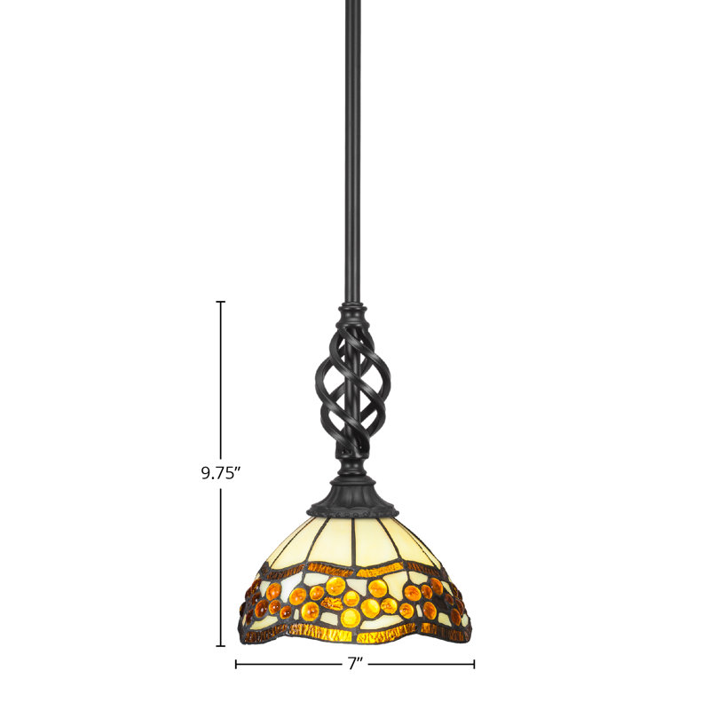 Mini-luminaire suspendu 1 lumière Elegante