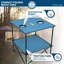 Table de plage pliante carrée bleue Life is Good 22 po