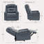 Fauteuil inclinable en cuir fleur 37 po-1428927207
