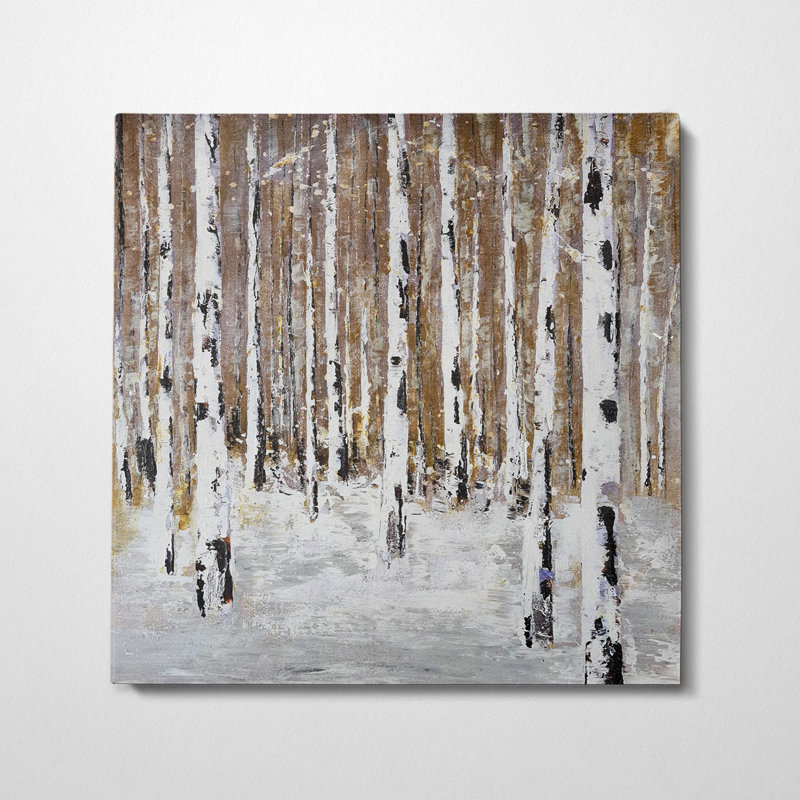 Elena - peinture sur toile tendue, L 55 po x H 55 po