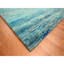 Tapis bleu uni en soie noué à la main 8 pi 7 po x 12 pi 2 po 388483D0499449A3A5DCDE54FDC30EEC