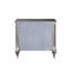 Table de chevet antique finition champagne