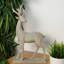 Conrad DEER 46cm Carved Wood Effect