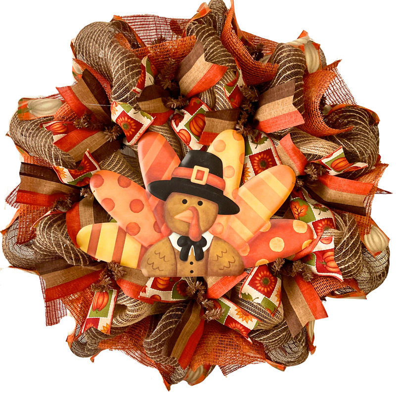 Dinde de Thanksgiving avec chapeau de pèlerin
