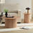 Wood Round Coffee Table-425460159