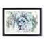 A Lion Portrait in Abstract - Picture Frame Painting Print-55629851-55629848