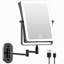 Miroir de maquillage mural pour salle de bain Aaliegha-1462902010