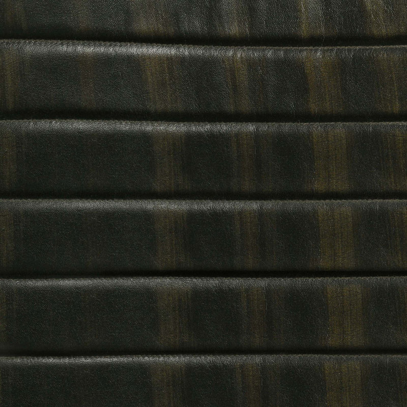 Chaises de comptoir rétro rembourrées avec pieds en métal (ensemble de 2), Espresso antique