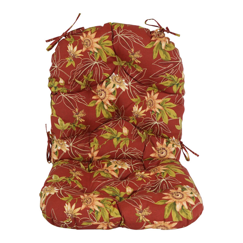 Outdoor 6'' Seat / Back Cushion, Passion Ruby
