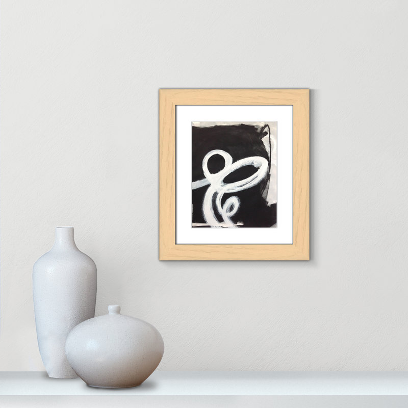 Bronte Ansonia Swirly Swirls II, impression encadrée sur papier, H 16,5 po x l 14,5 po x P 1,25 po