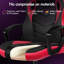 Inbox Zero Adjustable Faux Leather Swiveling PC & Racing Game Chair-1251798682