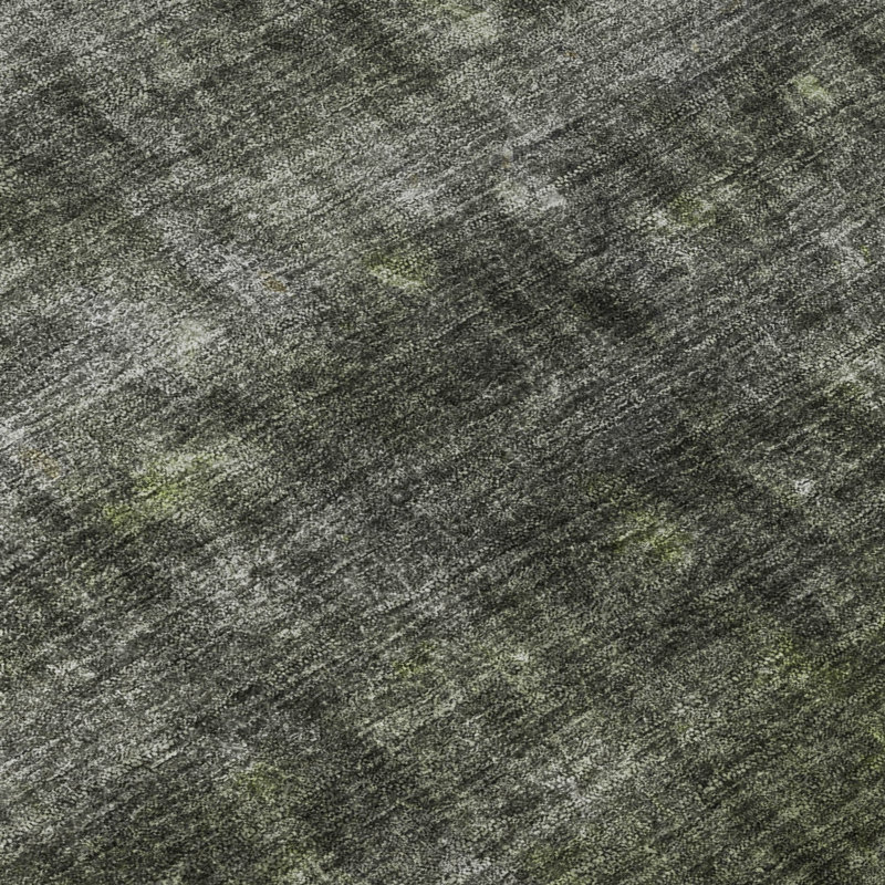 Premium Machine Washable Mayfield Stripes Rug, 8' x 10', Olive