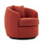 Fauteuil d'appoint pivotant Modern Boucle-793861882