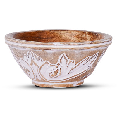 Bol décoratif en bois