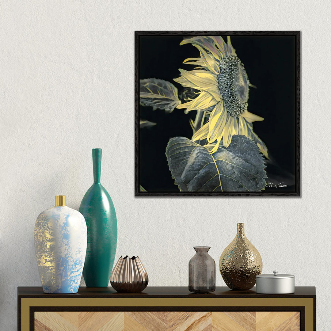 Jaune Et Noir von Maz Ghani - Galerie-verpackte Leinwand Giclée auf Leinwand