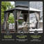 Pavillon de jardin à toit rigide avec toit en acier galvanisé et structure en métal-115417103-124438537