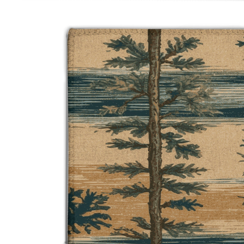 Tapis d'intérieur et d'extérieur brun Nature, Rectangle 4pi x 6 pi
