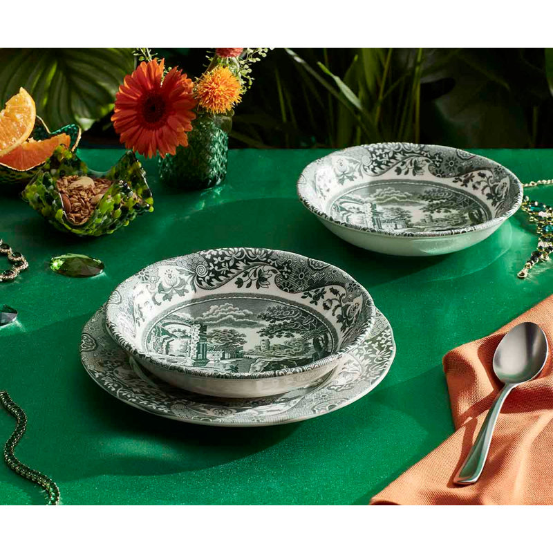 Ensemble de 4 bols à céréales 6,5 po Heritage Green