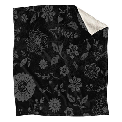 Couvertures à motifs floraux
