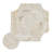 Selene Oro Galleria 10 in. x 10 in. Polished Marble Mosaic Floor and Wall Tile