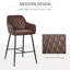 Hadara Counter Stool with Metal Frame