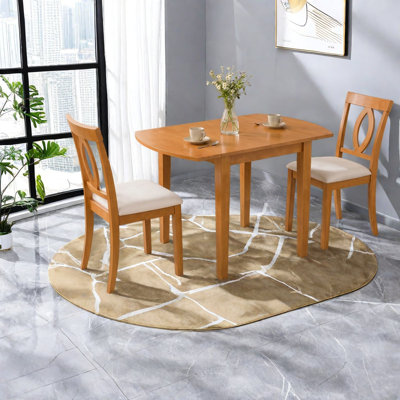 Ensembles de table de salle à manger extensible à abattants (doit inclure à la fois la table et la chaise), petite cuisine moderne en bois aggloméré