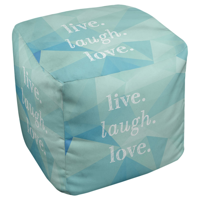 Upholstered Ottoman, Zircon