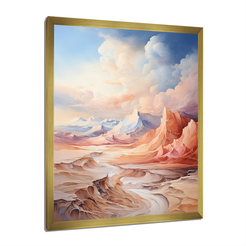 «Beach Photo Sunkissed Sands II», reproduction sur toile encadrée, Or, H 32 po x l 16 po x P 1 po