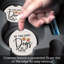 Ensemble de 2 sous-verres en pierre et café