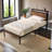 Hubele Metal Platform Bed with USB LINER and LED Lights-2045067292