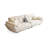Creamy white Polyester Modular Sofa-587587476-587587479
