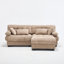 Canapé modulaire avec assise profonde et repose-pieds-865439480