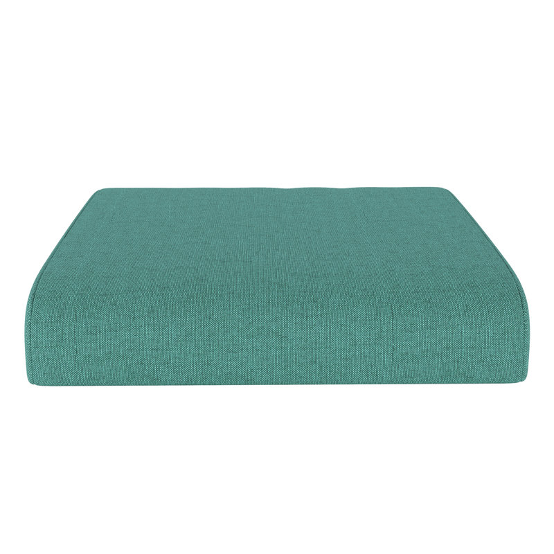 Lotta Lotta Sunbrella® Outdoor Ottoman Cushion, Sunbrella® Cast Breeze, 22" W x 20" D