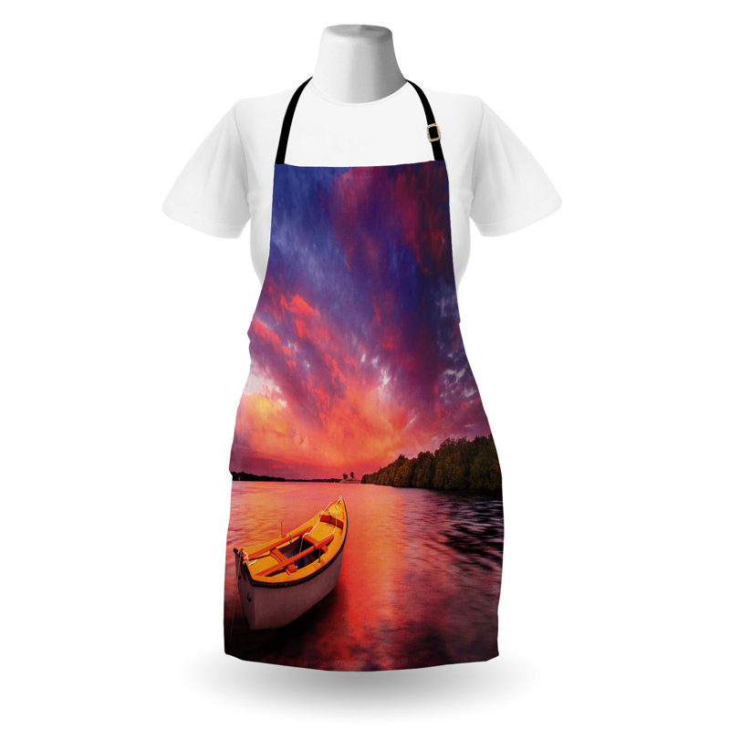 No Pattern Bib Apron