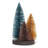 Glitter Led Trees On Square Base Figurine-129842302