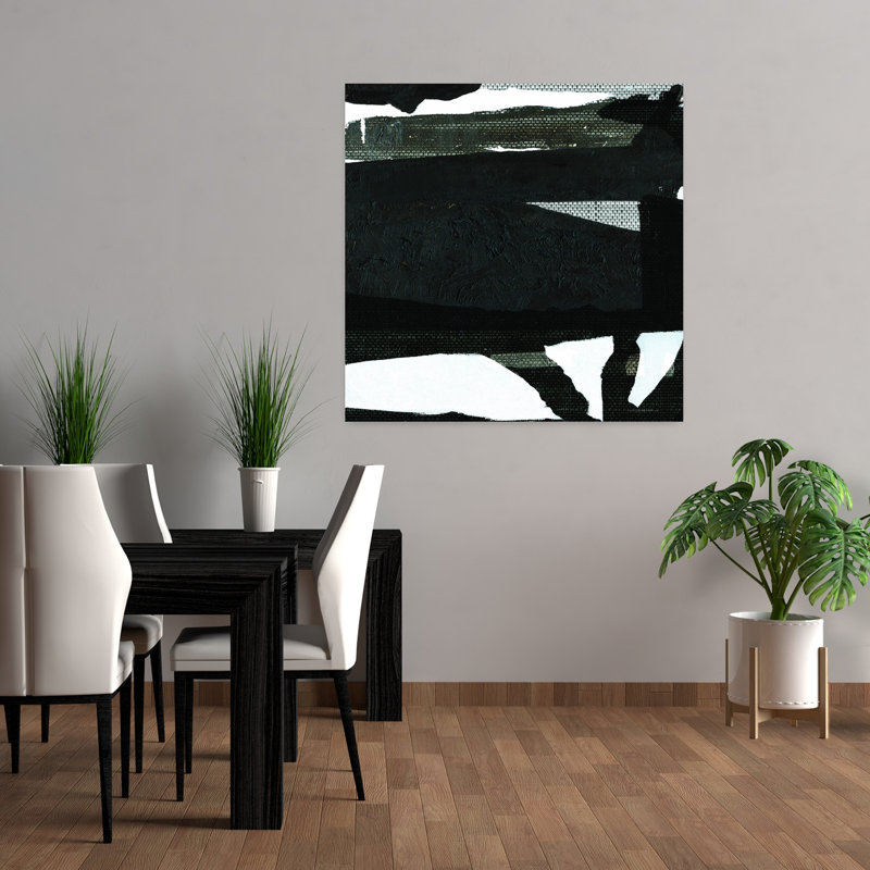 Art contemporain abstrait vieillissant, H 36 po x l 36 po