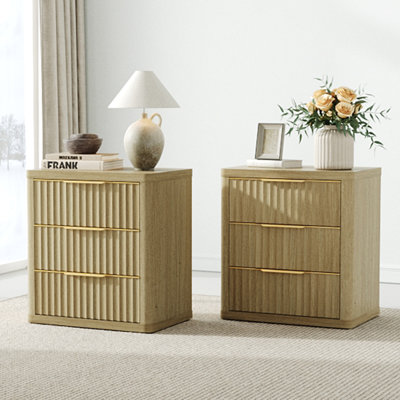 3-Drawer Nightstand