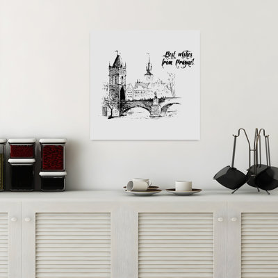 Prague Abstract Contemporary Architecture Landscape Art